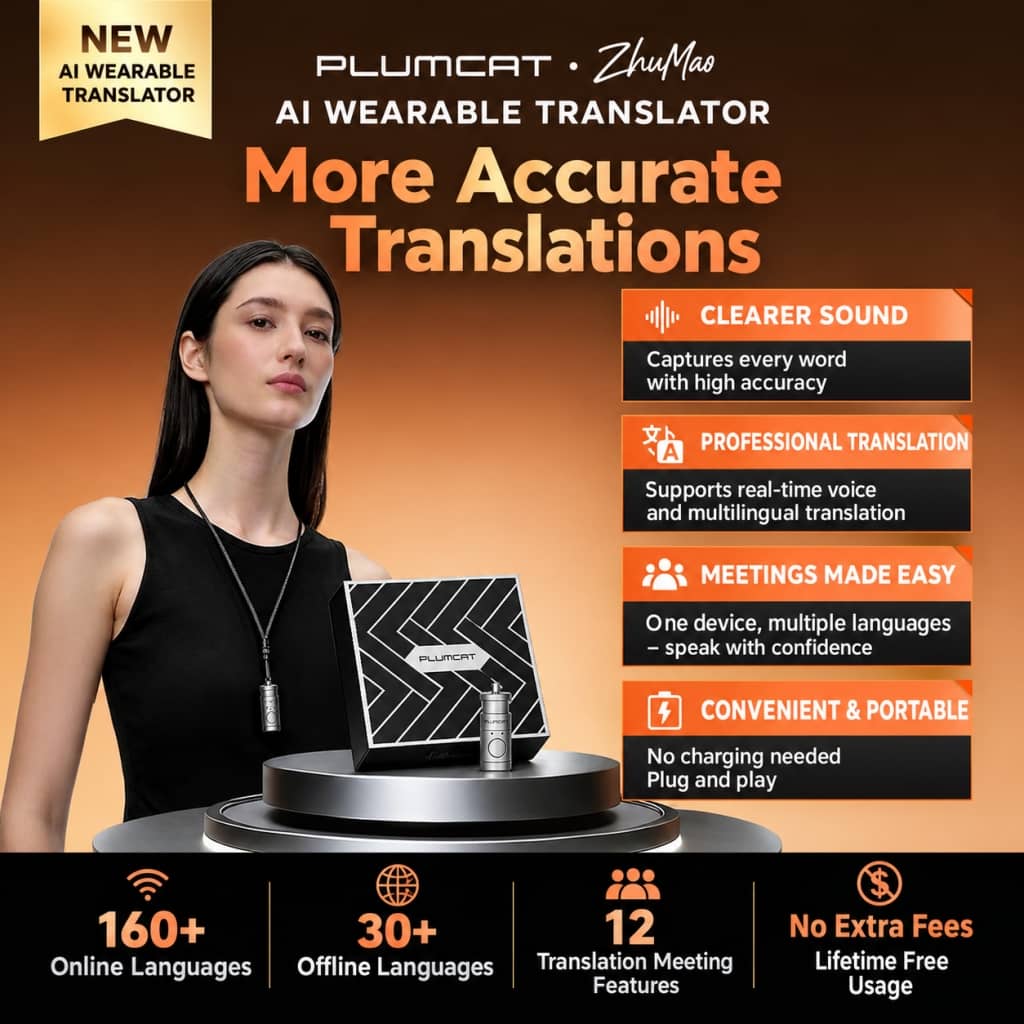 PlumCat AI Wearable Translator - 图片 2