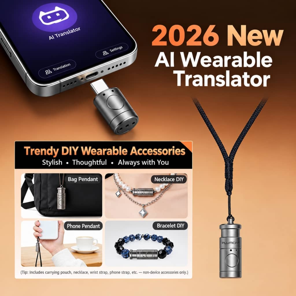 PlumCat AI Wearable Translator